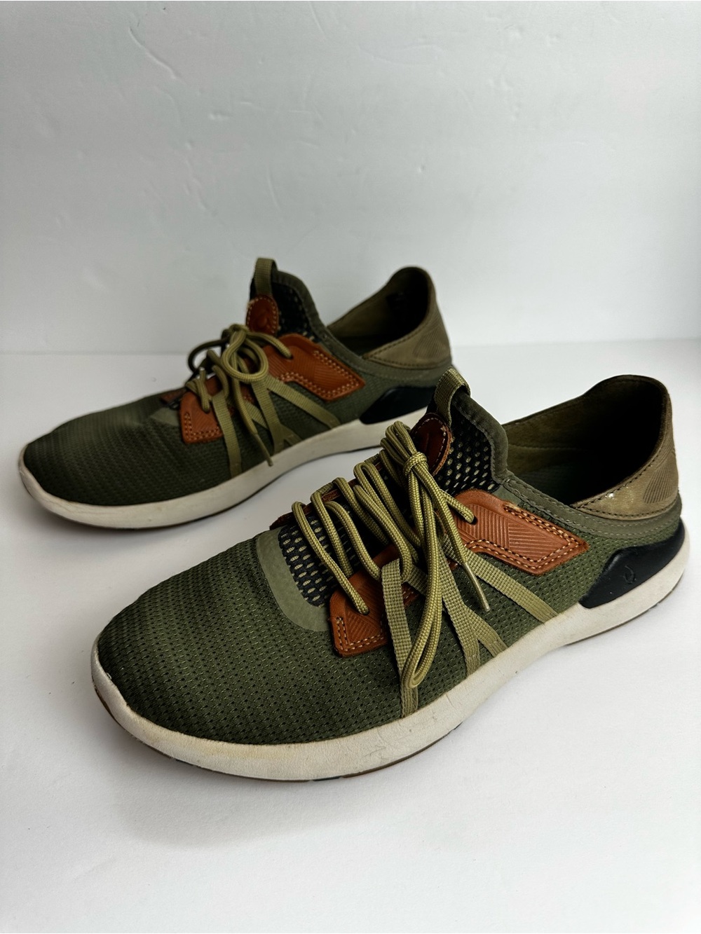 Olukai Mio Li Men’s Sneakers Size 8.5 EU 41.5 Shoes Green Lightweight Gorpcore - Picture 4 of 10